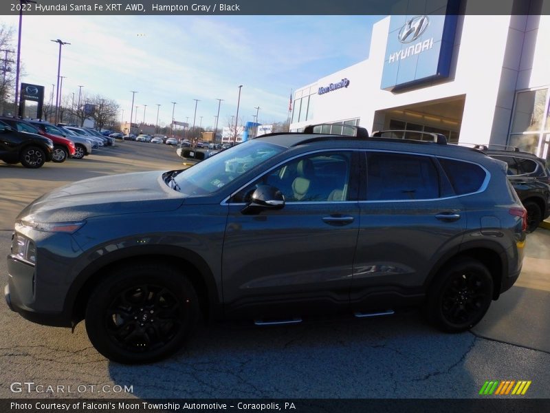 Hampton Gray / Black 2022 Hyundai Santa Fe XRT AWD