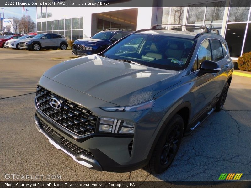 Hampton Gray / Black 2022 Hyundai Santa Fe XRT AWD