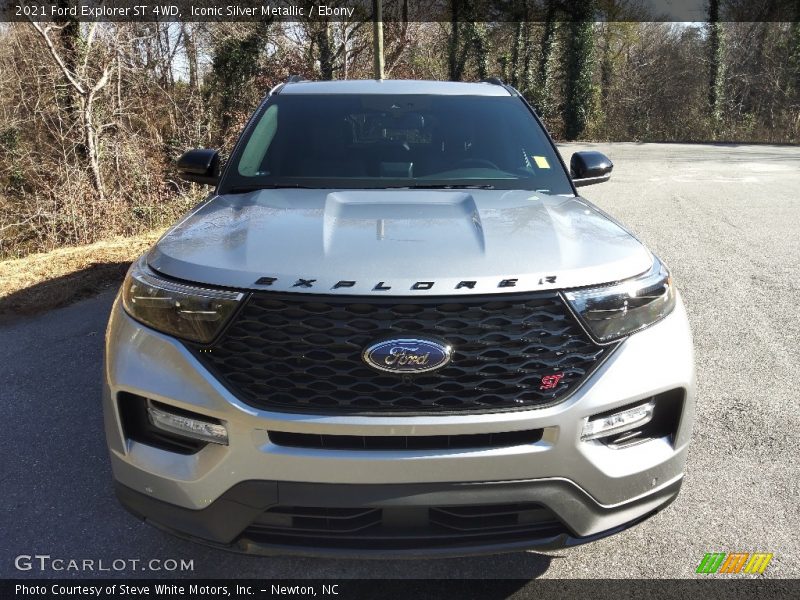 Iconic Silver Metallic / Ebony 2021 Ford Explorer ST 4WD