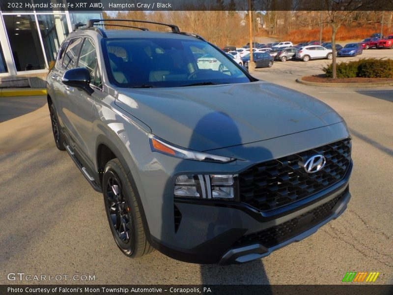 Hampton Gray / Black 2022 Hyundai Santa Fe XRT AWD