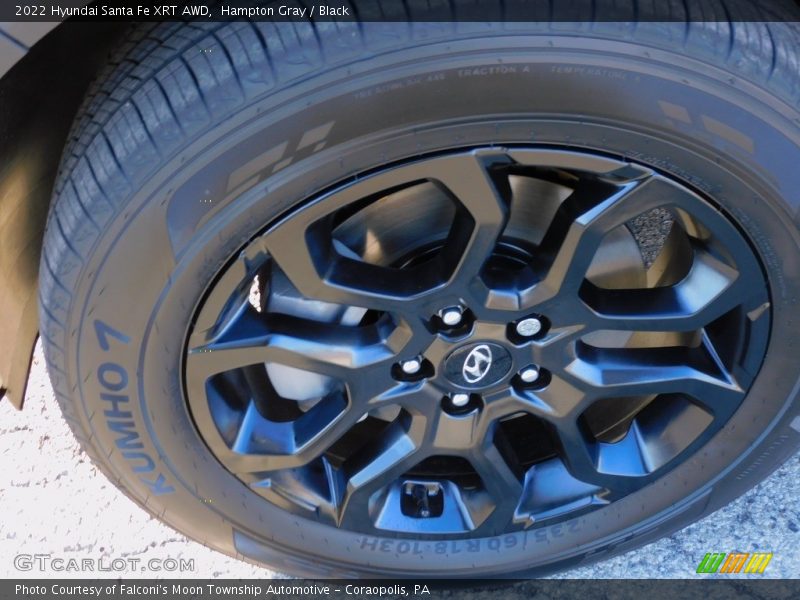 Hampton Gray / Black 2022 Hyundai Santa Fe XRT AWD