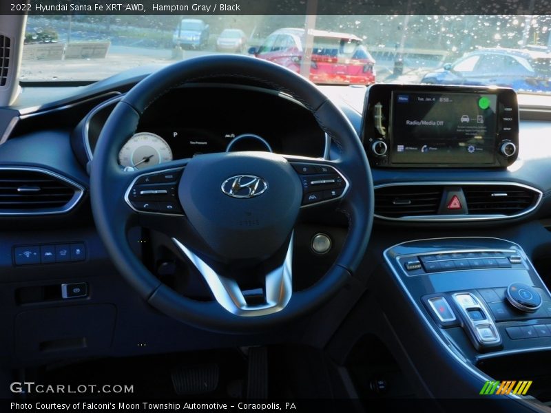 Hampton Gray / Black 2022 Hyundai Santa Fe XRT AWD