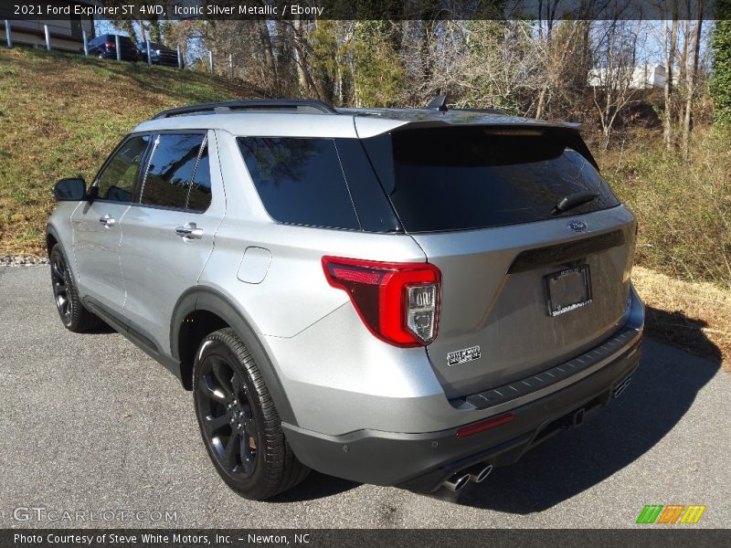 Iconic Silver Metallic / Ebony 2021 Ford Explorer ST 4WD