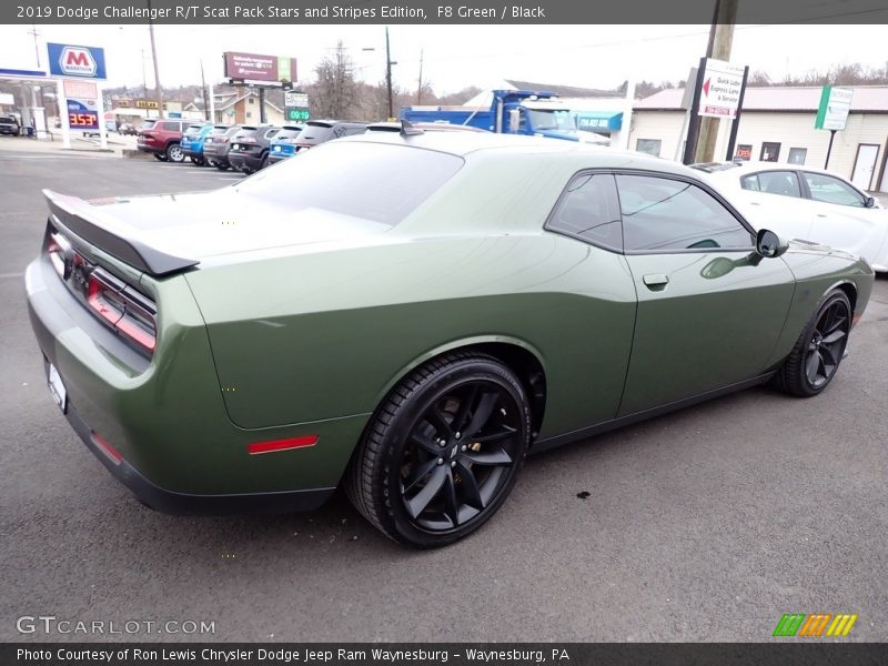 F8 Green / Black 2019 Dodge Challenger R/T Scat Pack Stars and Stripes Edition