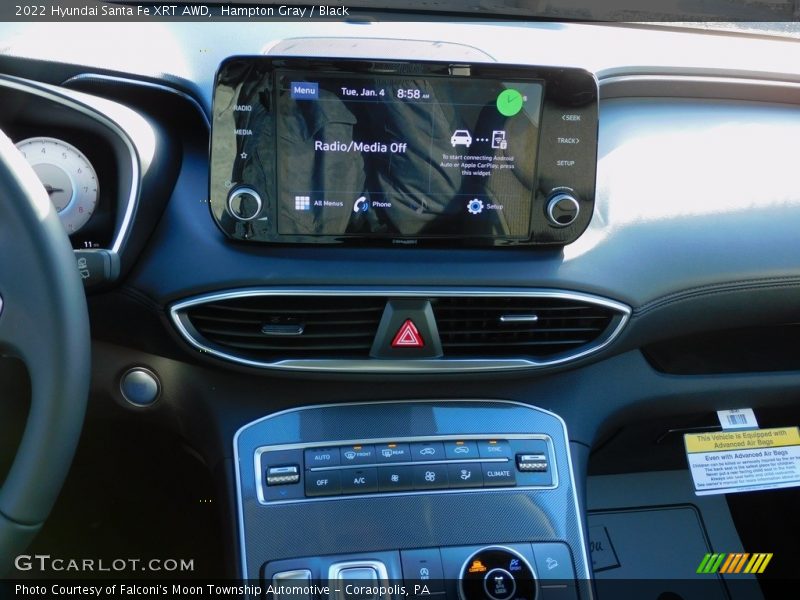 Hampton Gray / Black 2022 Hyundai Santa Fe XRT AWD