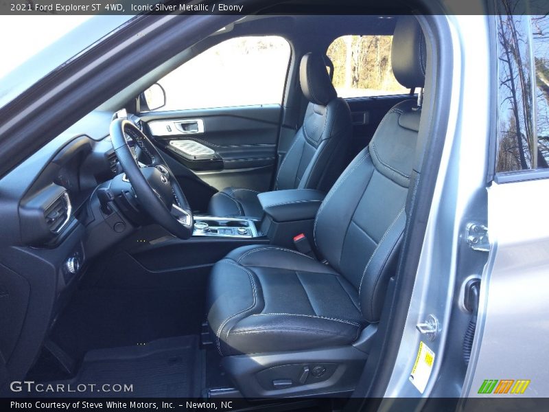 Iconic Silver Metallic / Ebony 2021 Ford Explorer ST 4WD