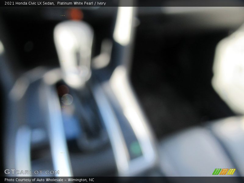 Platinum White Pearl / Ivory 2021 Honda Civic LX Sedan