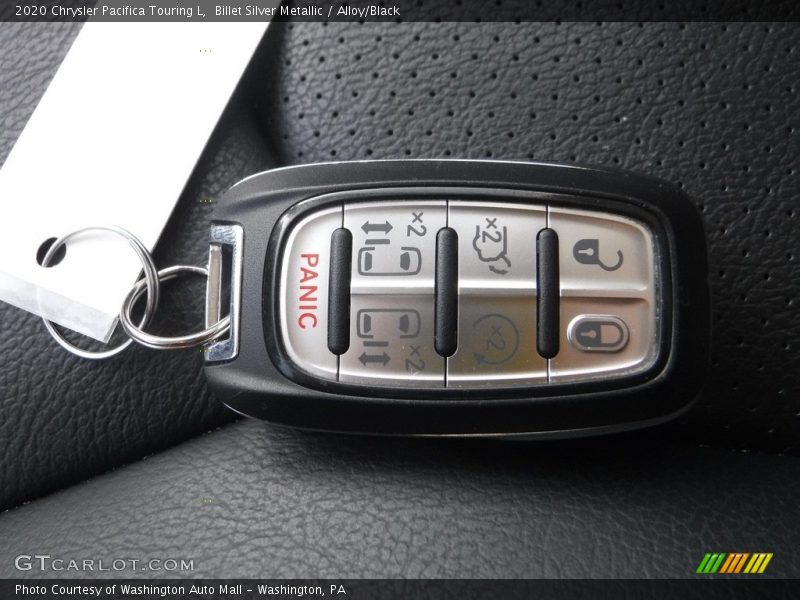 Billet Silver Metallic / Alloy/Black 2020 Chrysler Pacifica Touring L