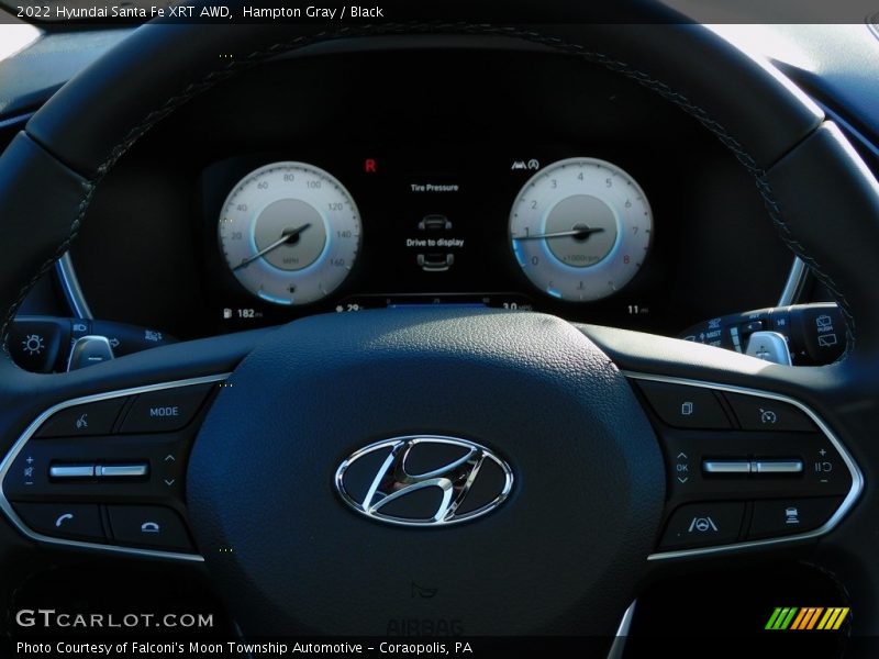Hampton Gray / Black 2022 Hyundai Santa Fe XRT AWD