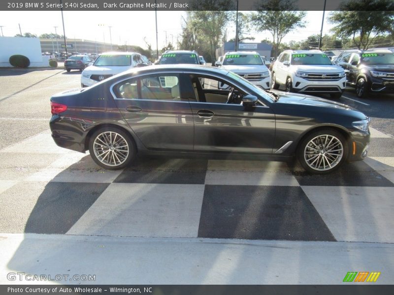Dark Graphite Metallic / Black 2019 BMW 5 Series 540i Sedan