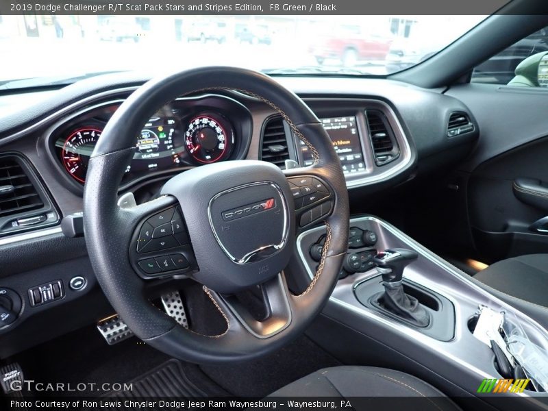 Dashboard of 2019 Challenger R/T Scat Pack Stars and Stripes Edition