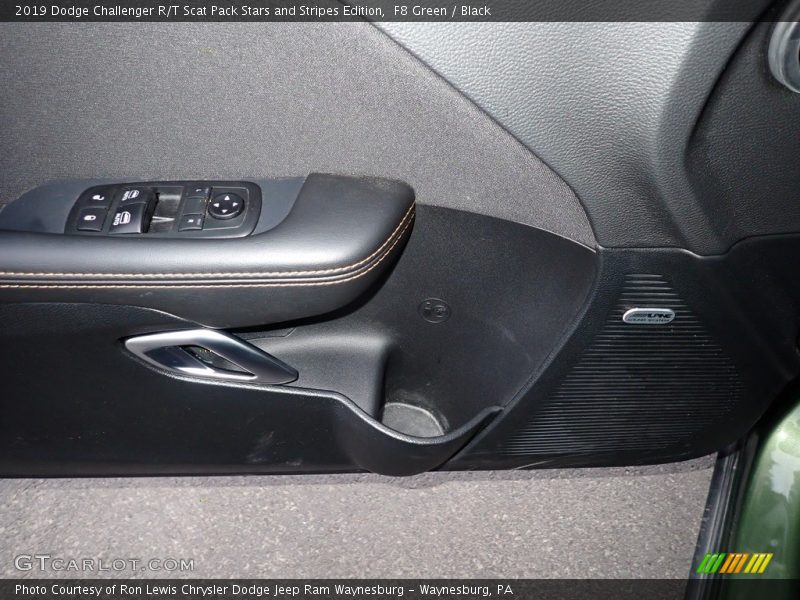 F8 Green / Black 2019 Dodge Challenger R/T Scat Pack Stars and Stripes Edition