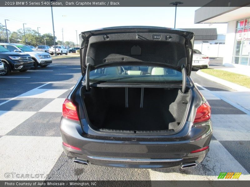 Dark Graphite Metallic / Black 2019 BMW 5 Series 540i Sedan