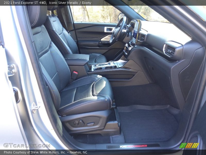Iconic Silver Metallic / Ebony 2021 Ford Explorer ST 4WD