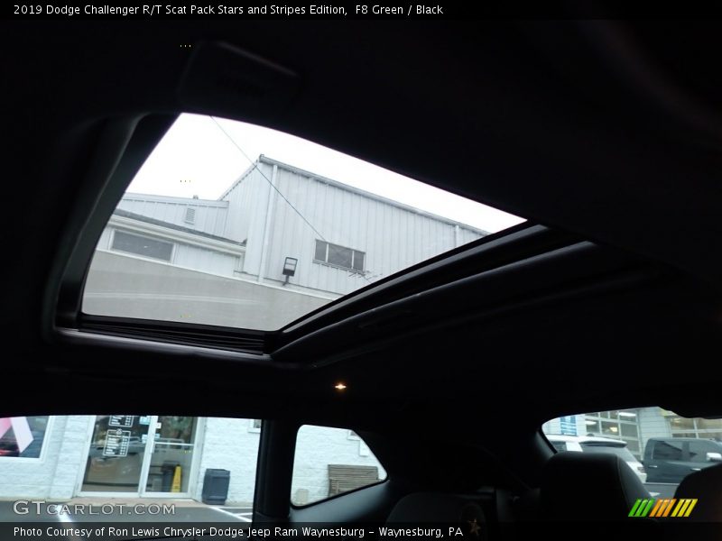 F8 Green / Black 2019 Dodge Challenger R/T Scat Pack Stars and Stripes Edition