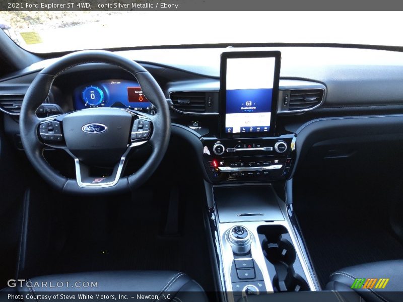 Iconic Silver Metallic / Ebony 2021 Ford Explorer ST 4WD