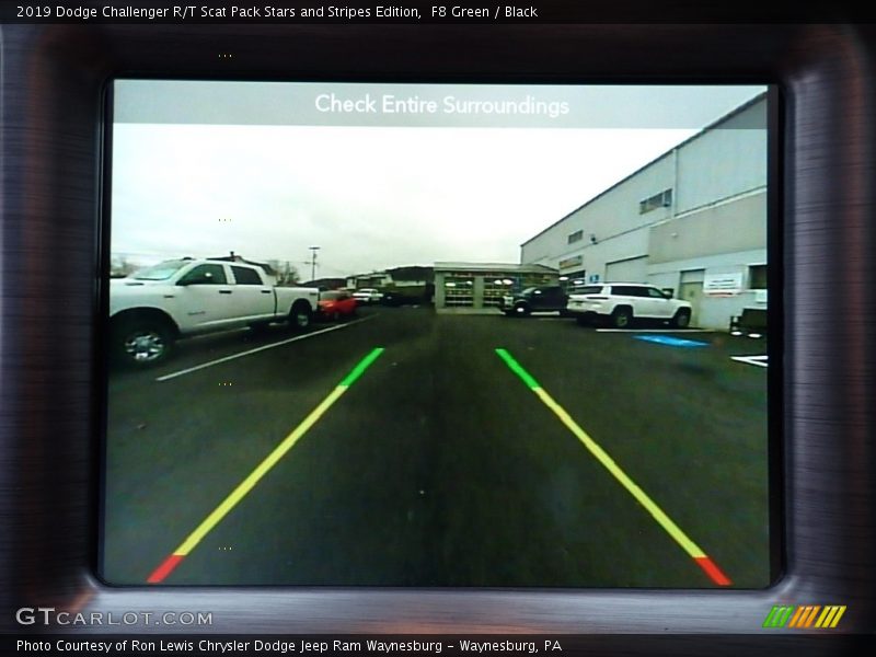 F8 Green / Black 2019 Dodge Challenger R/T Scat Pack Stars and Stripes Edition