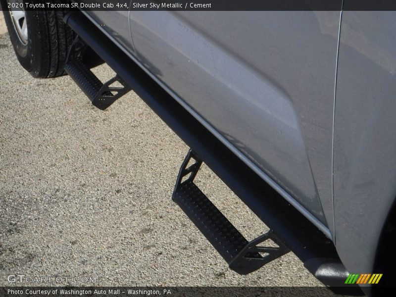 Silver Sky Metallic / Cement 2020 Toyota Tacoma SR Double Cab 4x4