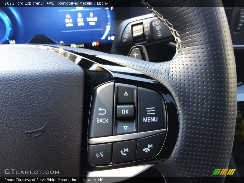Iconic Silver Metallic / Ebony 2021 Ford Explorer ST 4WD