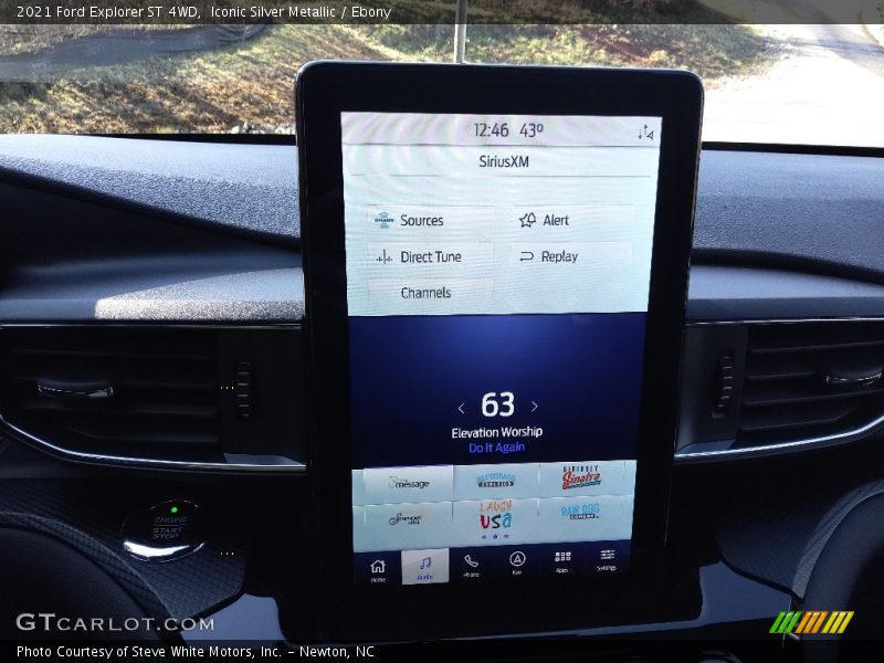 Iconic Silver Metallic / Ebony 2021 Ford Explorer ST 4WD