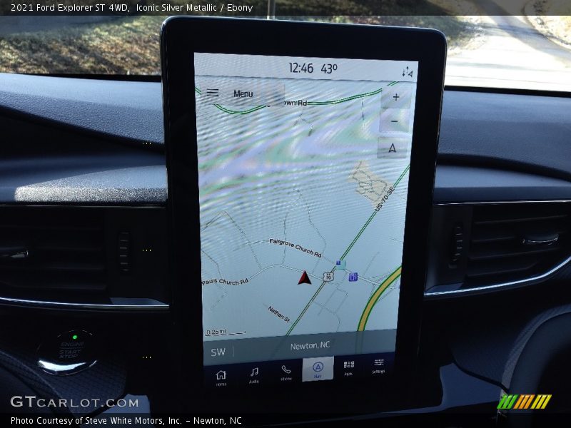 Iconic Silver Metallic / Ebony 2021 Ford Explorer ST 4WD