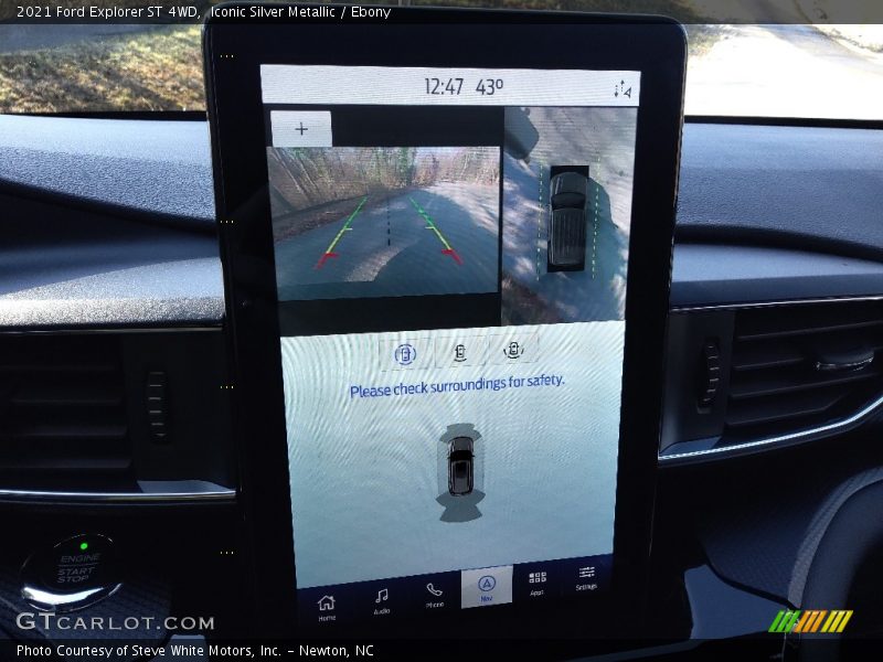 Iconic Silver Metallic / Ebony 2021 Ford Explorer ST 4WD