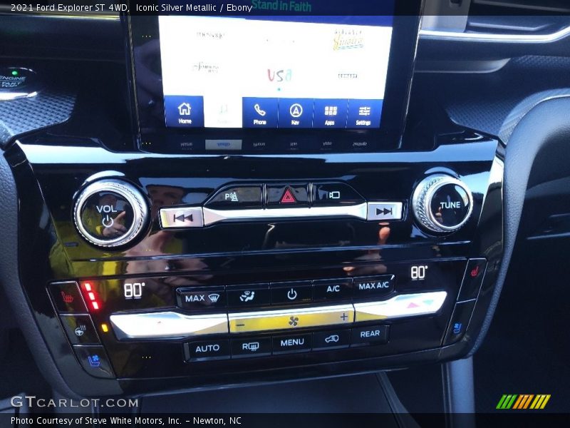 Iconic Silver Metallic / Ebony 2021 Ford Explorer ST 4WD