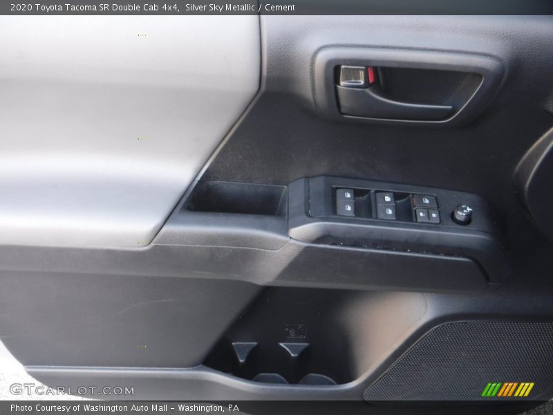 Silver Sky Metallic / Cement 2020 Toyota Tacoma SR Double Cab 4x4