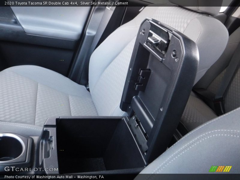 Silver Sky Metallic / Cement 2020 Toyota Tacoma SR Double Cab 4x4
