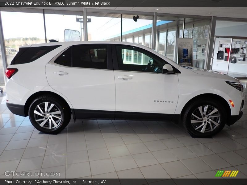Summit White / Jet Black 2022 Chevrolet Equinox LT AWD