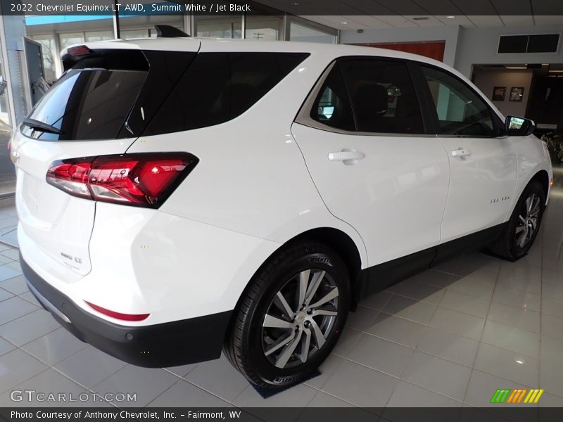 Summit White / Jet Black 2022 Chevrolet Equinox LT AWD