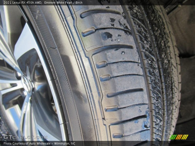 Eminent White Pearl / Birch 2021 Lexus RX 450h AWD