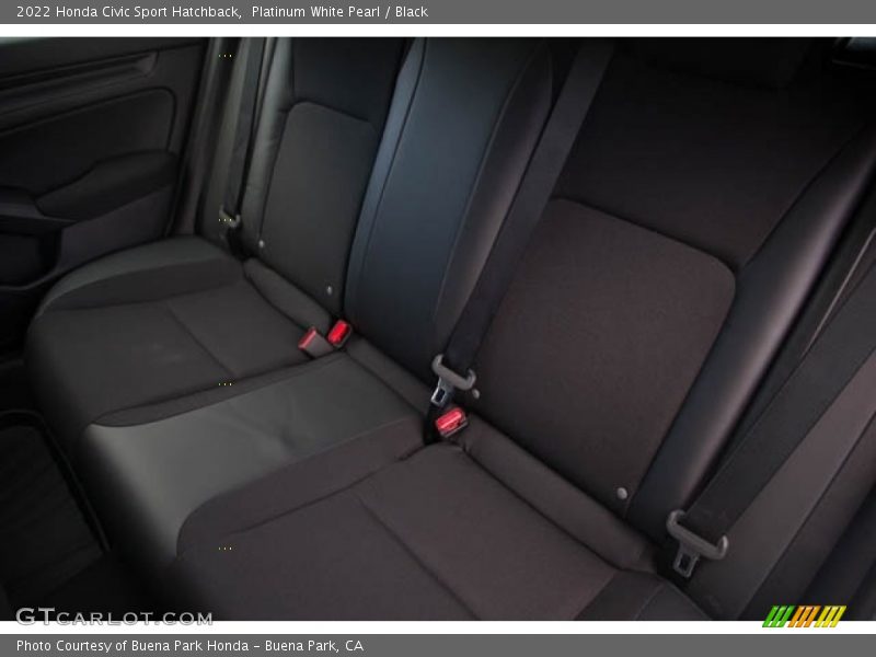 Platinum White Pearl / Black 2022 Honda Civic Sport Hatchback