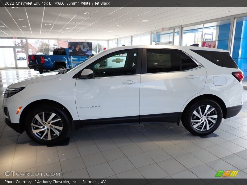 Summit White / Jet Black 2022 Chevrolet Equinox LT AWD