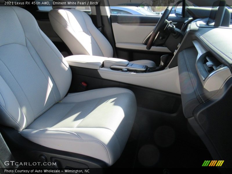 Eminent White Pearl / Birch 2021 Lexus RX 450h AWD