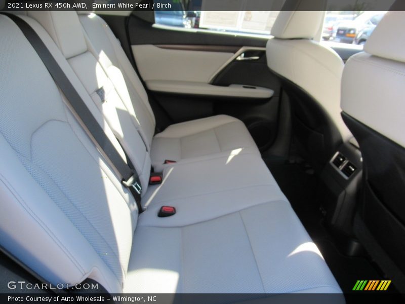 Eminent White Pearl / Birch 2021 Lexus RX 450h AWD