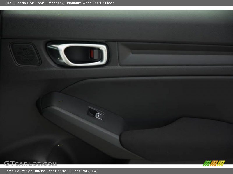 Platinum White Pearl / Black 2022 Honda Civic Sport Hatchback