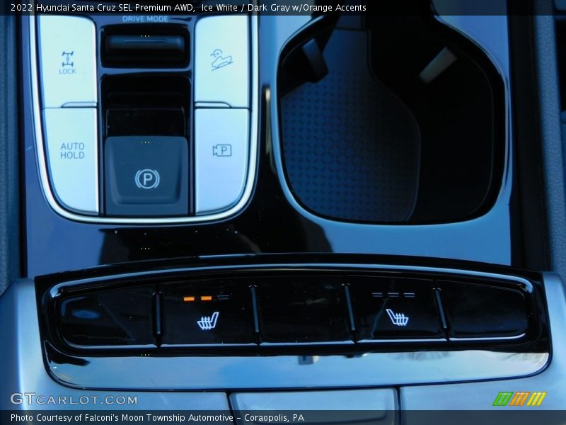 Ice White / Dark Gray w/Orange Accents 2022 Hyundai Santa Cruz SEL Premium AWD