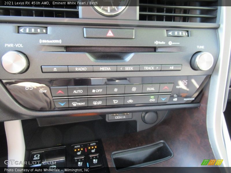 Eminent White Pearl / Birch 2021 Lexus RX 450h AWD