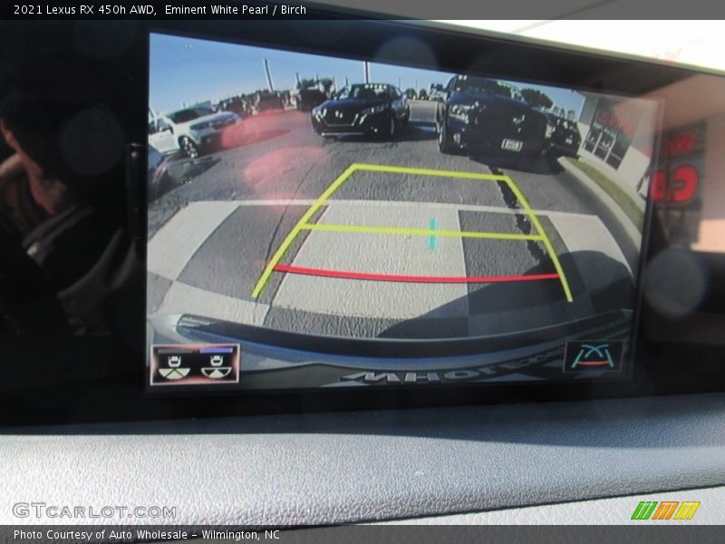 Eminent White Pearl / Birch 2021 Lexus RX 450h AWD