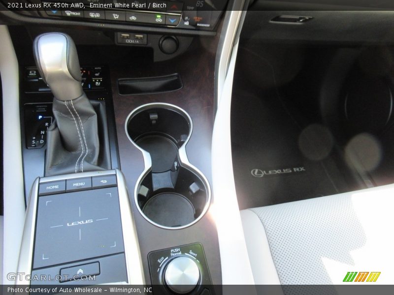 Eminent White Pearl / Birch 2021 Lexus RX 450h AWD
