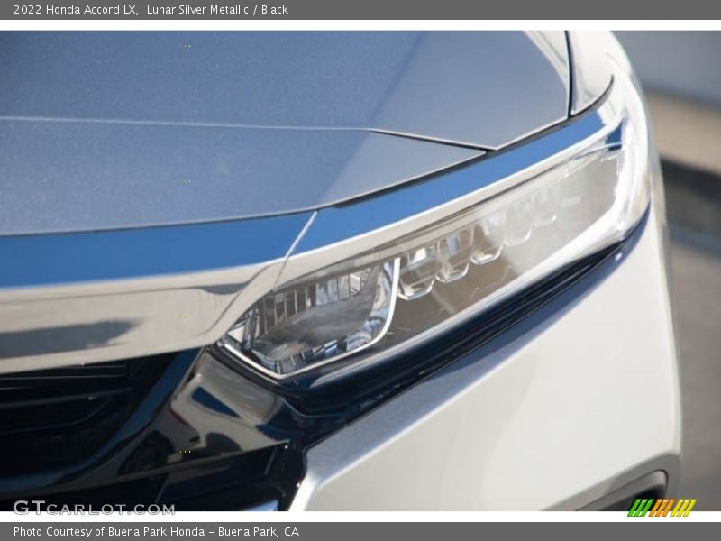 Lunar Silver Metallic / Black 2022 Honda Accord LX