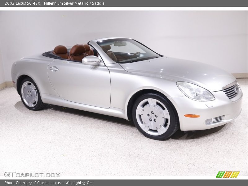Millennium Silver Metallic / Saddle 2003 Lexus SC 430