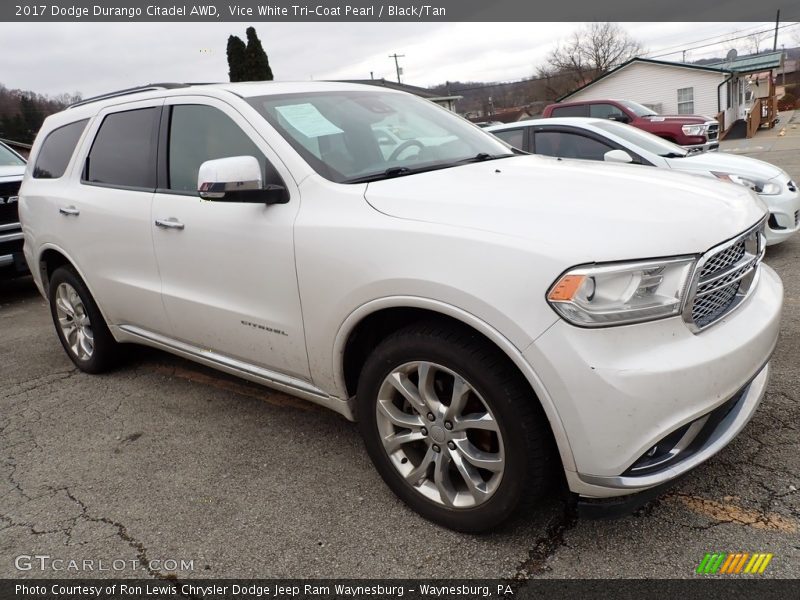  2017 Durango Citadel AWD Vice White Tri-Coat Pearl