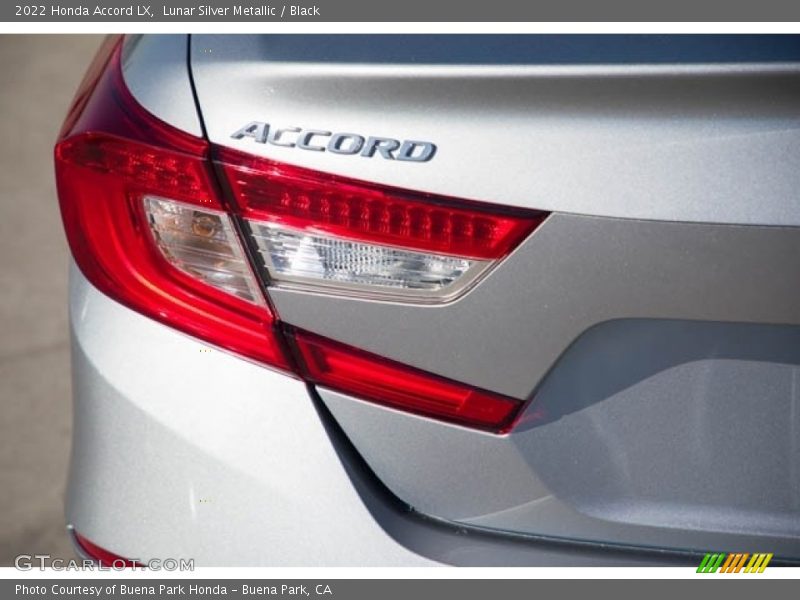Lunar Silver Metallic / Black 2022 Honda Accord LX