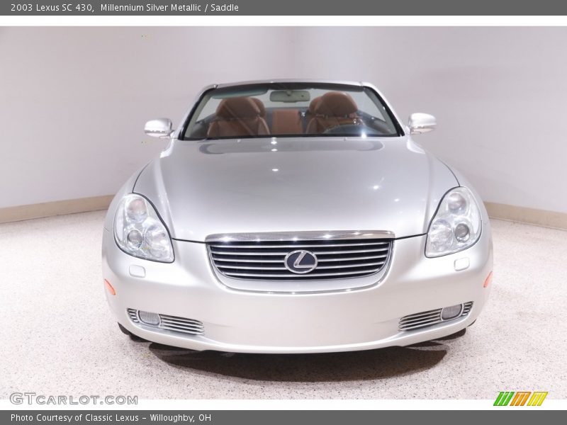 Millennium Silver Metallic / Saddle 2003 Lexus SC 430
