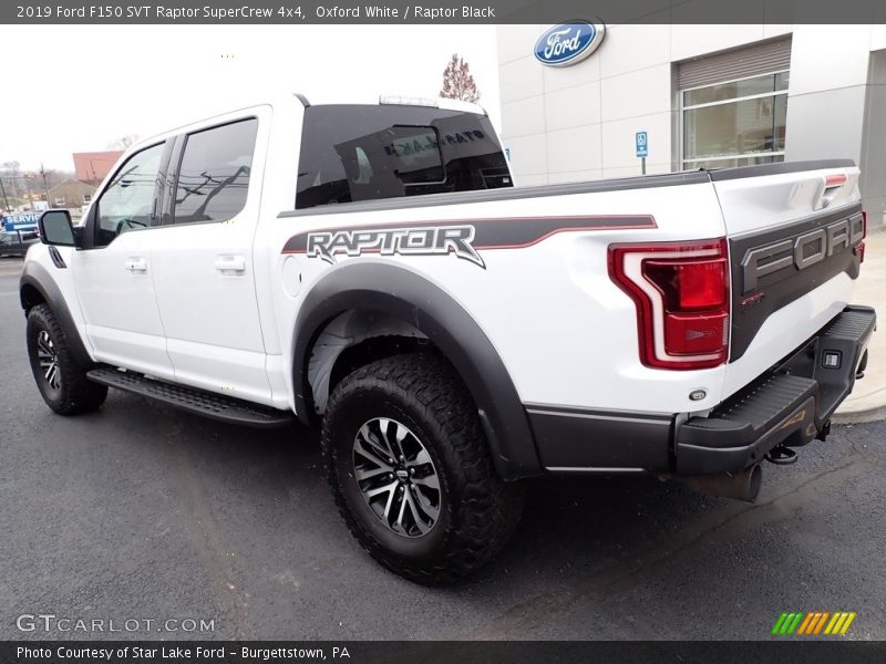 Oxford White / Raptor Black 2019 Ford F150 SVT Raptor SuperCrew 4x4