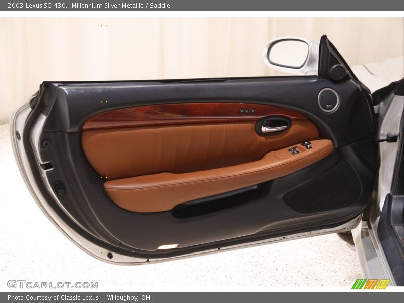 Millennium Silver Metallic / Saddle 2003 Lexus SC 430