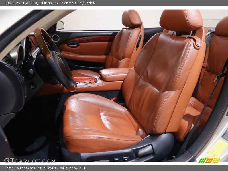 Millennium Silver Metallic / Saddle 2003 Lexus SC 430