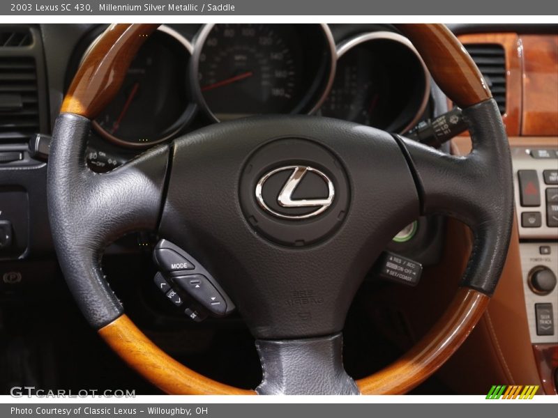Millennium Silver Metallic / Saddle 2003 Lexus SC 430